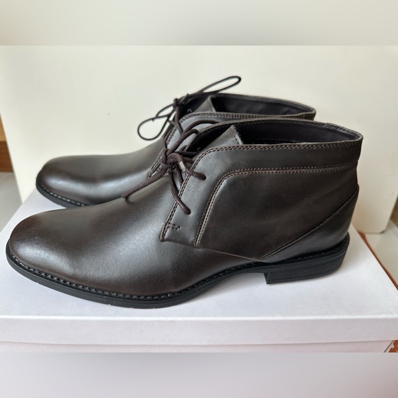 New Calvin Klein 9 1/2 M Wilson 3 Leather shoes - Picture 1 of 9